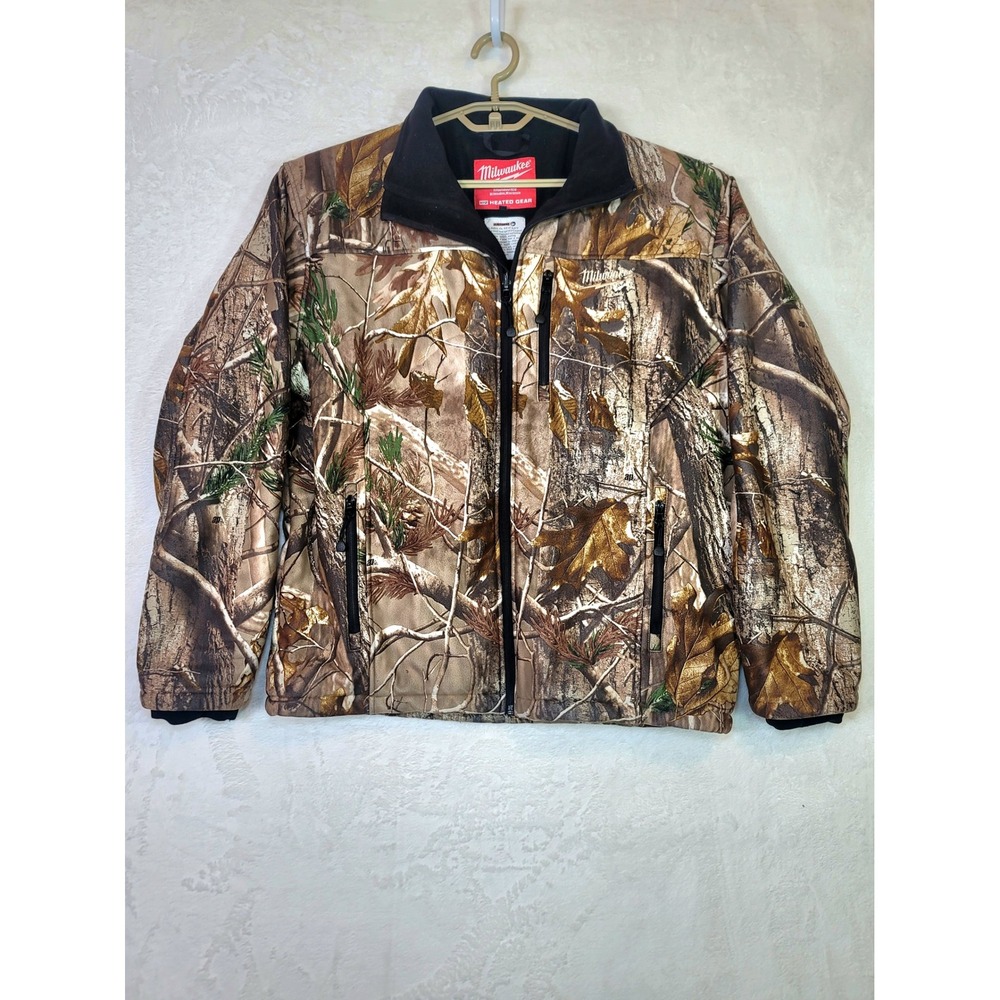 Milwaukee M12 Heated Gear Jacket Mens Large RealTree Xtra Camo Hunting Workwear
